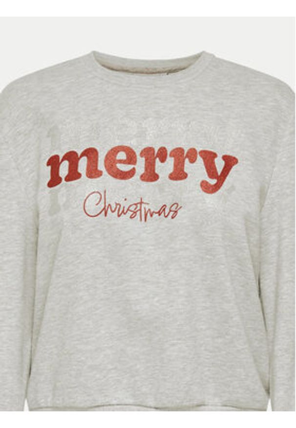 only - ONLY Bluza Nora 15331079 Szary Regular Fit. Kolor: szary. Materiał: bawełna