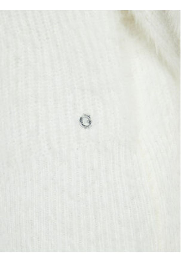 Guess Sweter Keyla W4BR25 Z3BH0 Écru Regular Fit. Materiał: syntetyk