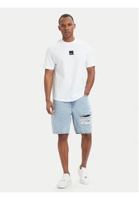 Karl Lagerfeld Jeans T-Shirt B2M17048 Biały Regular Fit. Kolor: biały. Materiał: bawełna #5