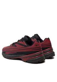 Diesel Sneakersy D-Airspeed Low Y03436 P6907 HA400 Bordowy. Kolor: czerwony. Materiał: materiał #6