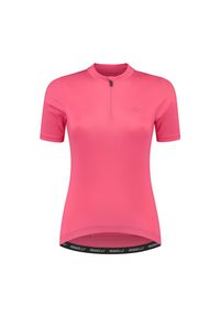 ROGELLI - Damska koszulka rowerowa CORE z krótkim rękawem. Kolor: różowy. Długość rękawa: krótki rękaw. Długość: krótkie