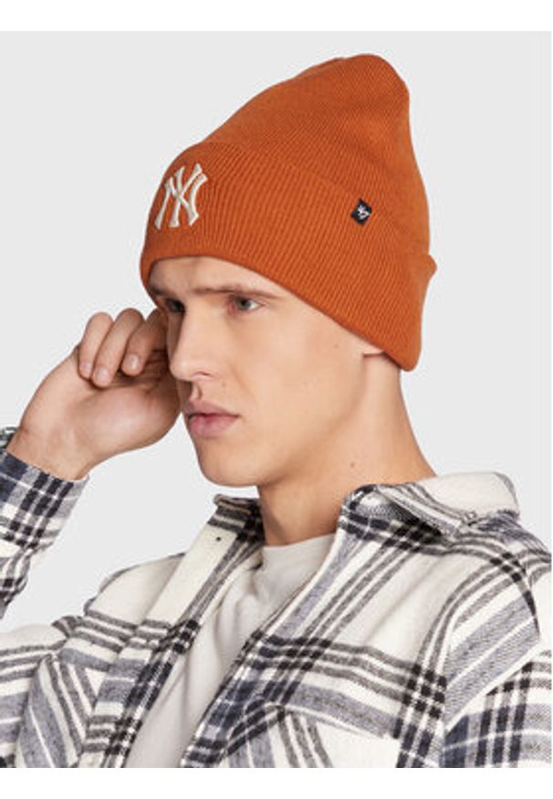 47 Brand Czapka New York Yankees Haymaker B-HYMKR17ACE-BOG Pomarańczowy. Kolor: pomarańczowy. Materiał: akryl, materiał