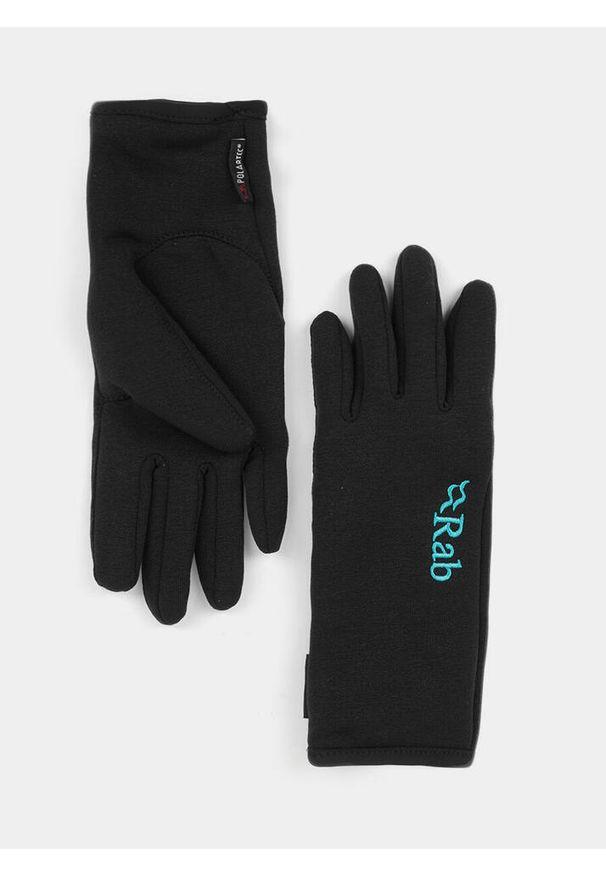 Rękawiczki damskie Rab Power Stretch Pro Glove. Kolor: czarny. Sport: turystyka piesza