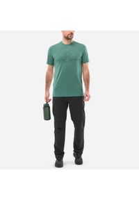 Koszulka męska z krótkim rękawem Millet Ubic Light Ts Ss M active fit. Kolor: zielony. Materiał: tkanina, mesh. Długość rękawa: krótki rękaw. Długość: krótkie. Wzór: nadruk
