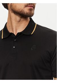 Karl Lagerfeld - KARL LAGERFELD Polo 745080 551200 Czarny Regular Fit. Typ kołnierza: polo. Kolor: czarny. Materiał: bawełna #3