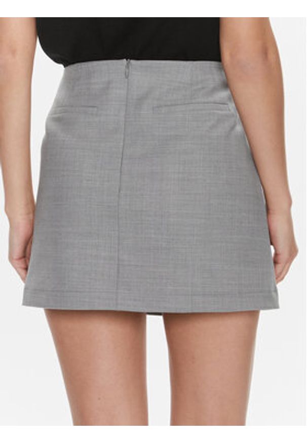 Herskind Spódnica mini Debby 5003879 Szary Regular Fit. Kolor: szary. Materiał: syntetyk, wełna