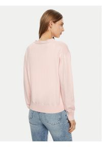 Guess Sweter W4BR16 Z3HO2 Różowy Regular Fit. Kolor: różowy. Materiał: syntetyk