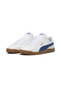 Puma - Sneakersy PUMA Club 5v5 PUMA White Clyde Royal Gold Blue. Kolor: żółty, niebieski, wielokolorowy, biały. Sport: piłka nożna