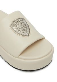 Blauer Klapki S5OPAL03/PUL Écru. Materiał: skóra #3