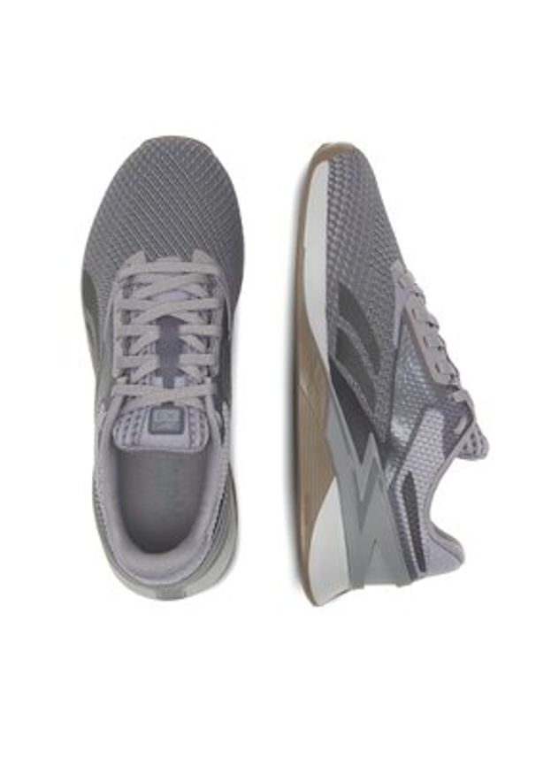 Reebok Sneakersy 100033786-W Szary. Kolor: szary. Materiał: mesh, materiał