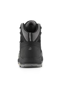 ALPINE PRO - Buty wysokie trekkingowe unisex Alpine Pro Crede Vibram. Kolor: czarny. Materiał: skóra. Szerokość cholewki: normalna. Styl: sportowy. Sport: turystyka piesza