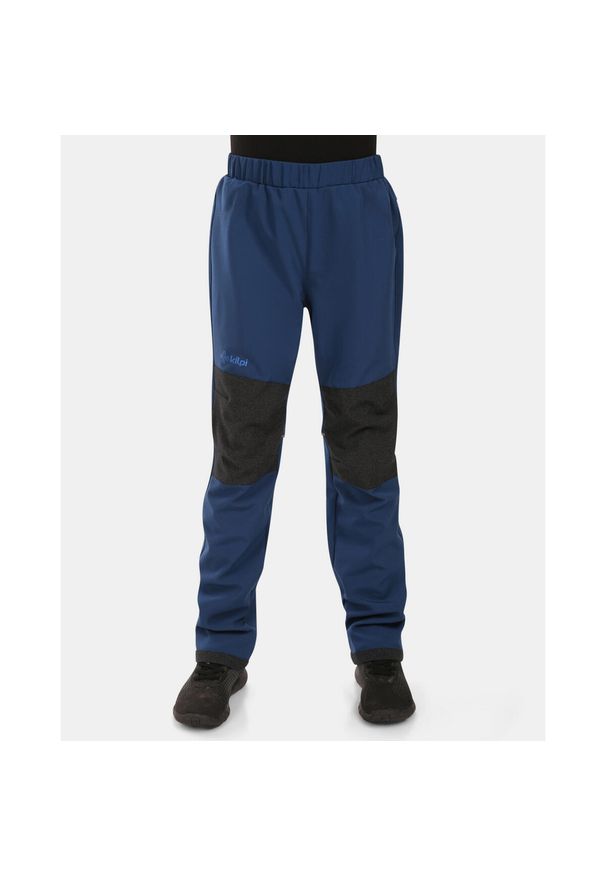 Dziecięce spodnie outdoorowe typu softshell Kilpi RIZO-J. Kolor: szary, niebieski, wielokolorowy. Materiał: softshell. Sezon: lato. Sport: turystyka piesza