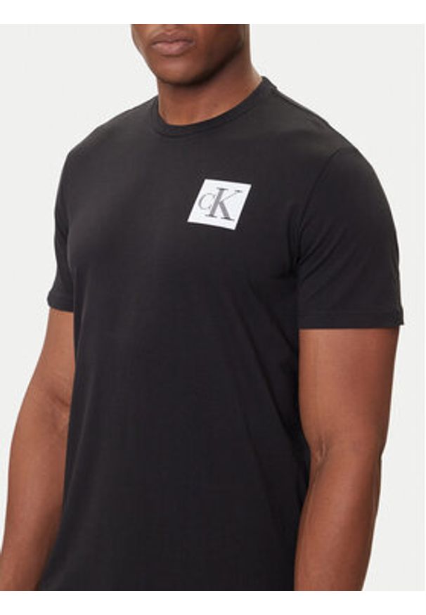 Calvin Klein Jeans T-Shirt Gradient Monogram LV04RC859G Czarny Regular Fit. Kolor: czarny. Materiał: bawełna. Wzór: gradientowy