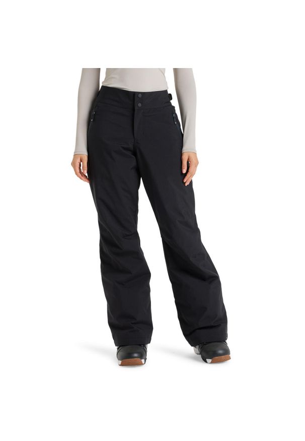 Roxy - Spodnie do sportów zimowych techniczne damskie SNOWY CREST 10K. Kolor: czarny. Materiał: poliester, materiał. Sezon: zima. Sport: narciarstwo