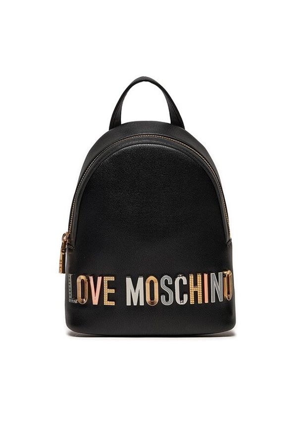 Love Moschino - LOVE MOSCHINO Plecak JC4305PP0IKN0000 Czarny. Kolor: czarny. Materiał: skóra