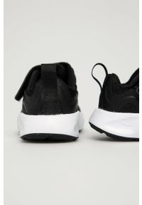 Nike Kids buty dziecięce kolor czarny. Nosek buta: okrągły. Zapięcie: rzepy. Kolor: czarny. Materiał: guma