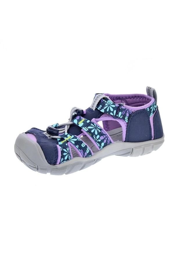 keen - Sandały Dziecko Keen Seacamp II niebieski. Kolor: niebieski. Materiał: syntetyk, materiał. Sezon: lato