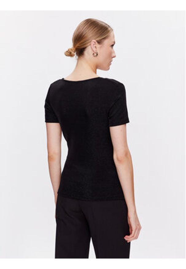 Morgan Bluzka 212-DIWI Czarny Regular Fit. Kolor: czarny. Materiał: syntetyk