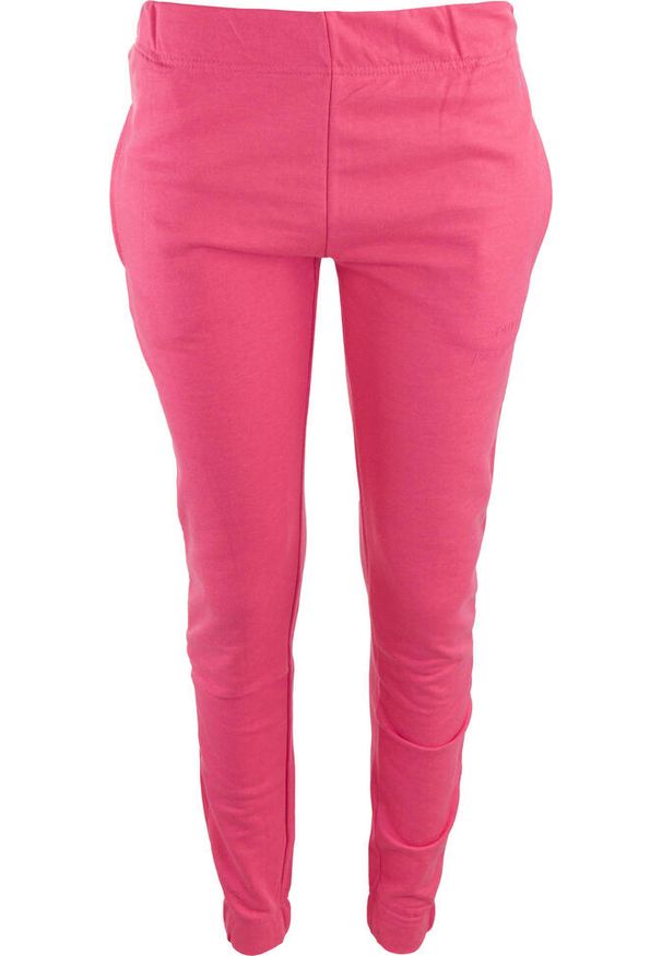 WE THE PEOPLE - Spodnie treningowe Diana Light Fuchsia - Komfort i Styl. Kolor: różowy. Materiał: poliester, bawełna. Długość: długie