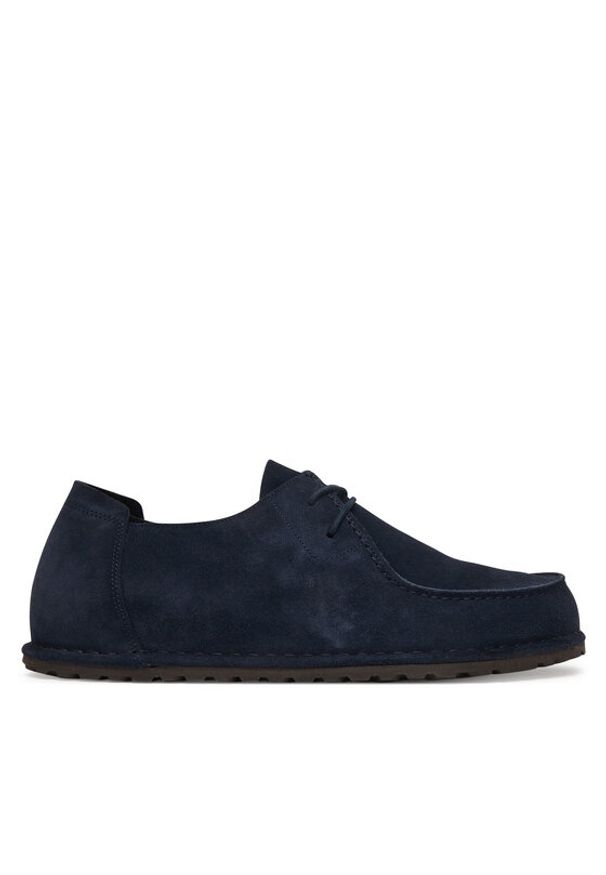 Birkenstock Półbuty Utti Lace Low 1031468 Granatowy. Kolor: niebieski. Materiał: skóra, zamsz