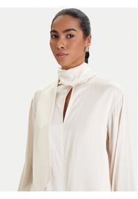 MAX&Co. Bluzka Pascia 2616111051200 Écru Regular Fit. Materiał: jedwab #3