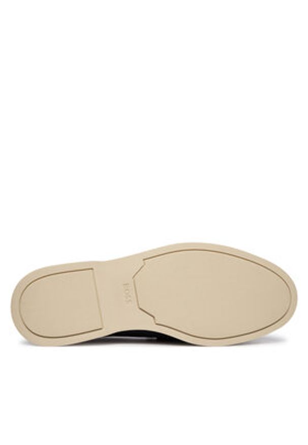 BOSS Mokasyny Sienne 50536173 Granatowy. Kolor: niebieski. Materiał: skóra