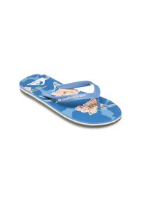 Quiksilver - Klapki dla Mężczyzn MOLOKAI ART 25 Niebieski. Kolor: niebieski. Materiał: materiał, syntetyk, guma. Szerokość cholewki: normalna. Sport: fitness, pływanie