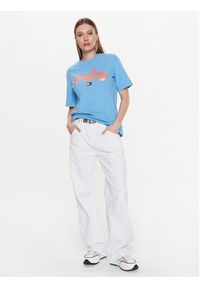 Tommy Jeans T-Shirt DW0DW15466 Niebieski Relaxed Fit. Kolor: niebieski. Materiał: bawełna #3