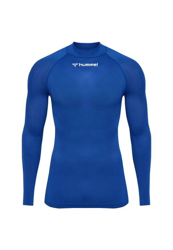 Koszulka z długim rękawem z dekoltem w serek Hummel Comfort 2.0. Typ kołnierza: dekolt w serek. Kolor: niebieski. Materiał: poliamid. Długość rękawa: długi rękaw. Długość: długie. Sport: piłka ręczna