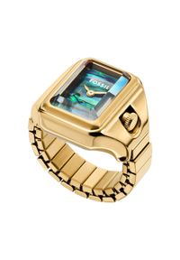 Fossil Zegarek Raquel Watch Ring ES5411 Złoty. Kolor: złoty