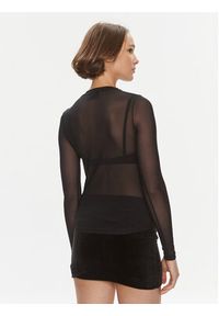 Juicy Couture Bluzka Raheem JCBCT223806 Czarny Slim Fit. Kolor: czarny. Materiał: syntetyk #6