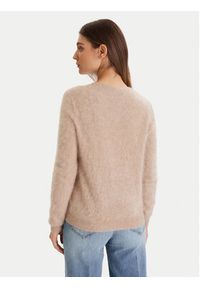 ViCOLO Sweter 22066F Beżowy Regular Fit. Kolor: beżowy. Materiał: kaszmir #5
