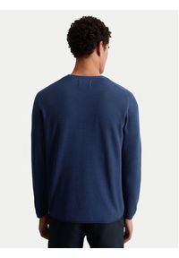 Marc O'Polo Sweter 526 5023 60080 Granatowy Regular Fit. Typ kołnierza: polo. Kolor: niebieski. Materiał: bawełna #3