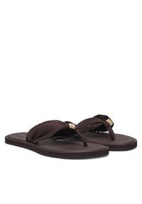 TOMMY HILFIGER - Tommy Hilfiger Japonki Th Scandi Soft Summer Sandal FW0FW09421 Brązowy. Kolor: brązowy. Materiał: materiał #6
