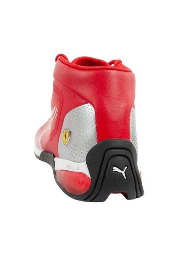 Puma - Męskie Buty Sportowe Race Kart CatX Ferrari Z Ekologicznej Skóry O Średnim Kroju. Kolor: czerwony. Sport: turystyka piesza
