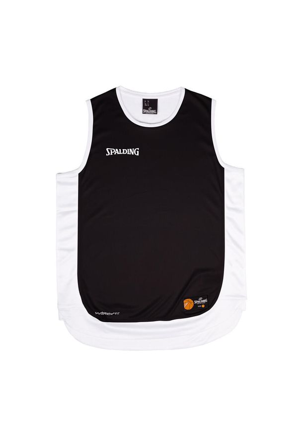 SPALDING - Koszulka dla dzieci Spalding Hustle. Kolor: czarny, wielokolorowy, biały. Sport: koszykówka