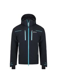 Kurtka narciarska Kilpi Dexen. Kolor: niebieski, wielokolorowy, czarny. Materiał: nylon. Sezon: zima. Sport: narciarstwo #1