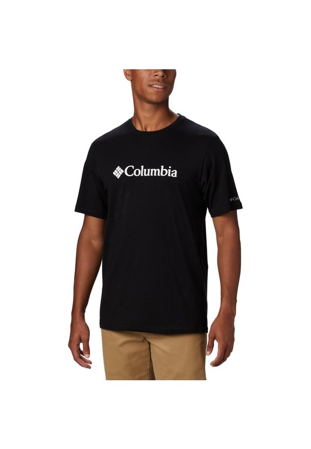columbia - Koszulka męska T-shirt Columbia CSC Basic Logo. Kolor: czarny