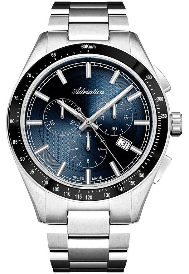 Zegarek męski Adriatica A8245.5115CH srebrny. Kolor: srebrny