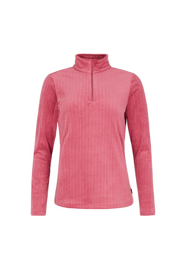 Polar 1/4 zamek dla kobiet Protest Gail. Kolor: różowy. Materiał: polar