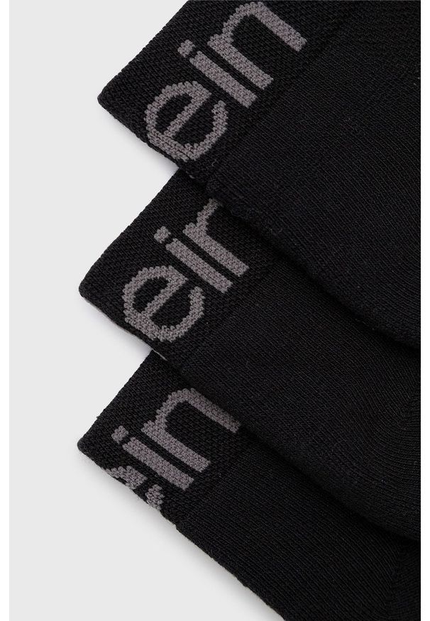 Calvin Klein Skarpetki (3-pack) męskie kolor czarny. Kolor: czarny