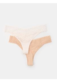 Sinsay - Majtki stringi 2 pack - wielobarwny