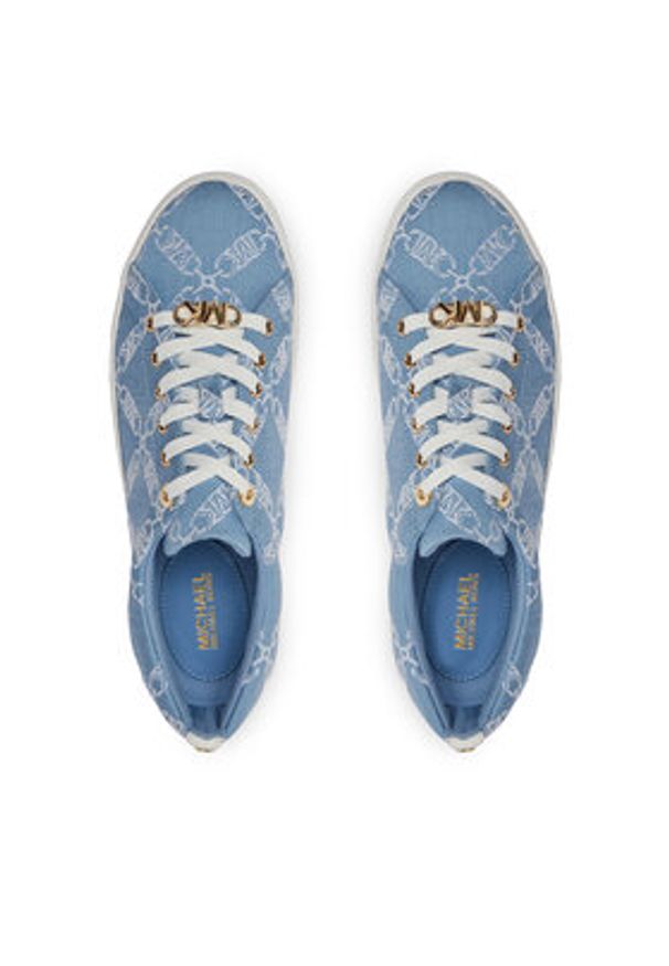 MICHAEL Michael Kors Sneakersy Keaton Lace Up 43R4KTFS2Y Niebieski. Kolor: niebieski. Materiał: materiał