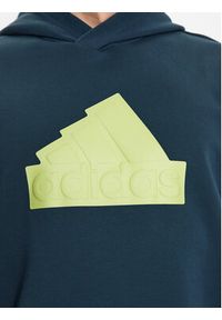 Adidas - adidas Bluza Future Icons Badge of Sport Hoodie IJ6391 Turkusowy Regular Fit. Kolor: turkusowy. Materiał: bawełna. Styl: sportowy #5