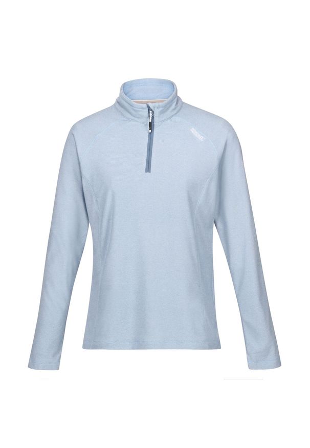 Regatta - Damski Polar Z Suwakiem Montes. Kolor: niebieski. Materiał: polar. Styl: sportowy. Sport: turystyka piesza