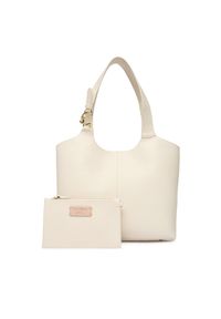 Coccinelle Torebka SHA Coccinelle C-Easy E1 SHA 11 02 01 Écru. Materiał: skórzane #1