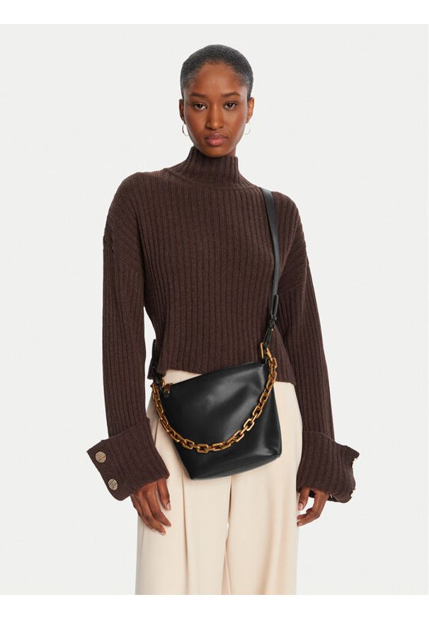 Emporio Armani Torebka EW003122 AF19173 UC001 Czarny. Kolor: czarny. Materiał: skórzane