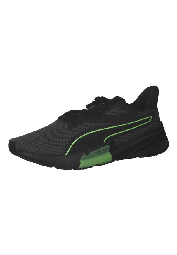 Buty męskie treningowe Puma Pwr Frame Tr. Kolor: czarny, zielony, wielokolorowy. Materiał: syntetyk, materiał. Sport: turystyka piesza, fitness