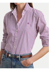 Lauren Ralph Lauren - LAUREN RALPH LAUREN Koszula 200970764001 Fioletowy Classic Fit. Kolor: fioletowy. Materiał: bawełna #5