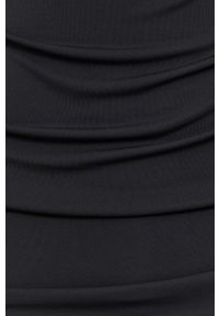 Liu Jo Sukienka kolor czarny mini dopasowana. Kolor: czarny. Materiał: dzianina. Długość rękawa: długi rękaw. Typ sukienki: dopasowane. Długość: mini #2
